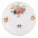 Fruits & Flowers Motif 03 Multicolor Tea Saucer 6 in D