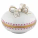 Round Box with Bow Raspberry