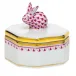 Petite Octagonal Box Raspberry 2 in L X 2 in H