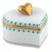 Double Heart Box Green
