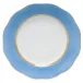 Silk Ribbon Cornflower Dessert Plate 8.25 in D