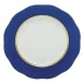 Silk Ribbon Cobalt Blue Dessert Plate 8.25 in D