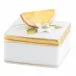 Square Box With Orange Multicolor 2.5 in L X 2.5 in W X 2.25 in H