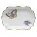 Royal Garden Butterflies Multicolor Mini Scalloped Tray 4.25 in L X 3 in W