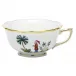 Asian Garden Motif 02 Multicolor Tea Cup 8 Oz