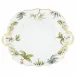 Foret Garland Multicolor Square Cake Plate With Handles 9.5 in Sq