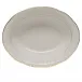 Golden Edge Oval Vegetable Dish 10 in L X 8 in W