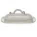 Golden Edge Butter Dish With Branch 8.5 in L