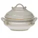 Golden Edge Tureen With Branch Handles 4 Qt 10 in H