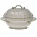 Golden Edge Tureen With Branch 2 Qt 9.5 in H