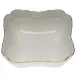 Golden Edge Square Salad Bowl 10 in Sq