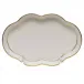 Golden Edge Small Scalloped Tray 5.5 in L