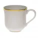 Gwendolyn Gold Mug 11 Oz 3.5 in H