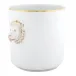 Gwendolyn Gold Cachepot With Lion Heads 10.5 in L X 7.75 in W X 8.5 in H