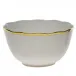 Gwendolyn Gold Round Open Vegetable Bowl 7.5 in D