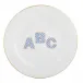 Plate ABC Blue 8.25 in D