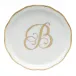 Coaster With Monogram Gold 4 in D