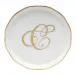 Coaster With Monogram Gold 4 in D