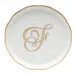 Coaster With Monogram Gold 4 in D