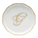 Coaster With Monogram Gold 4 in D