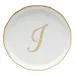 Coaster With Monogram Gold 4 in D