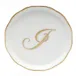 Coaster With Monogram Gold 4 in D