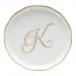 Coaster With Monogram Gold 4 in D