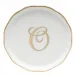 Coaster With Monogram Gold 4 in D