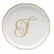 Coaster With Monogram Gold 4 in D