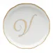 Coaster With Monogram Gold 4 in D