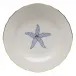 Aquatic Dessert Starfish Blue Dessert Plate 8.25 in D