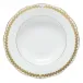 Golden Laurel Gold Rim Soup Plate 8 in D