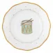 Christmas Drum Forest Green Dessert Plate
