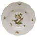 Rothschild Bird Motif 08 Multicolor Rim Soup Plate 8 in D