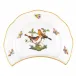 Rothschild Bird Multicolor Crescent Salad Plate Motif 09 7.25 in L X 5 in W