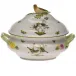 Rothschild Bird Multicolor Tureen With Bird 4 Qt 10 in H