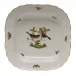 Rothschild Bird Multicolor Square Fruit Dish 11 in Sq