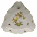 Rothschild Bird Multicolor Triangle Dish 9.5 in L