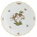 Rothschild Bird Multicolor Scalloped Dinner Bowl 8 in D X 2 in H