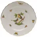 Rothschild Bird Motif 08 Multicolor Salad Plate 7.5 in D