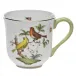 Rothschild Bird Motif 06 Multicolor Mug 10 Oz 3.5 in H