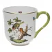 Rothschild Bird Motif 10 Multicolor Mug 10 Oz 3.5 in H