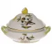 Rothschild Bird Multicolor Mini Tureen With Lemon 5 in L X 4 in H