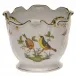 Rothschild Bird Multicolor Ribbed Cachepot 6.25 in H X 7 in D