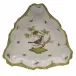 Rothschild Bird Multicolor Triangle Dish 9.5 in L