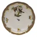 Rothschild Bird Motif 12 Multicolor Tea Saucer 6 in D