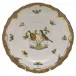 Rothschild Bird Motif 07 Multicolor Salad Plate 7.5 in D