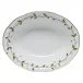 Rothschild Garden Multicolor Oval Vegetable Dish 10 in L X 8 in W