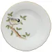 Songbird Chickadee Multicolor Dessert Plate 8.25 in D