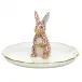 Bunny Ring Holder Rust 2.25 in H X 4 in D